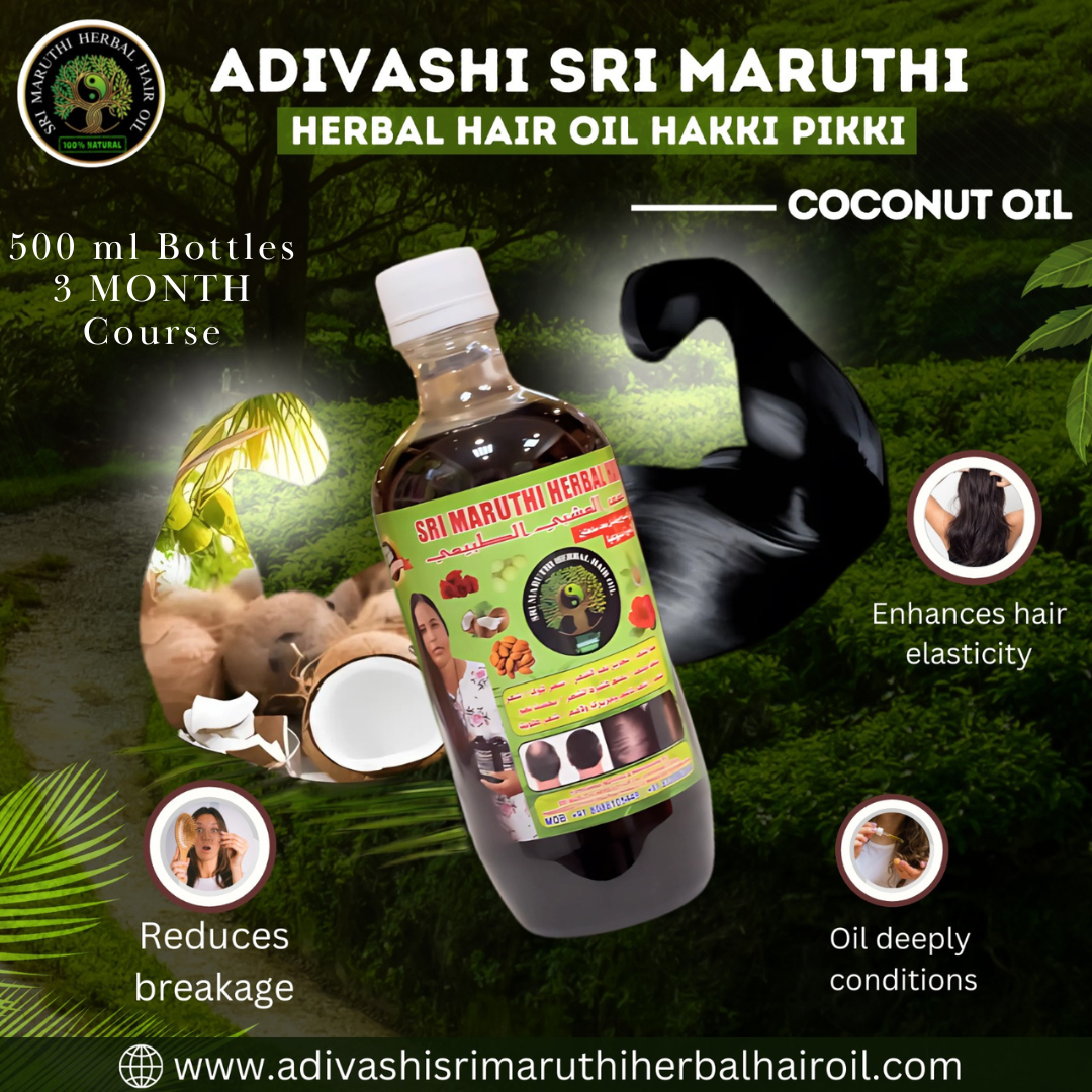 Mix 3 in 1 Sri Maruthi Herbal Hair Oil –500ml